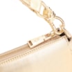 Bolsa De Ombro Couro Dourado - imagem 5