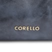 Bolsa De Ombro Couro Estonado Azul - imagem 6