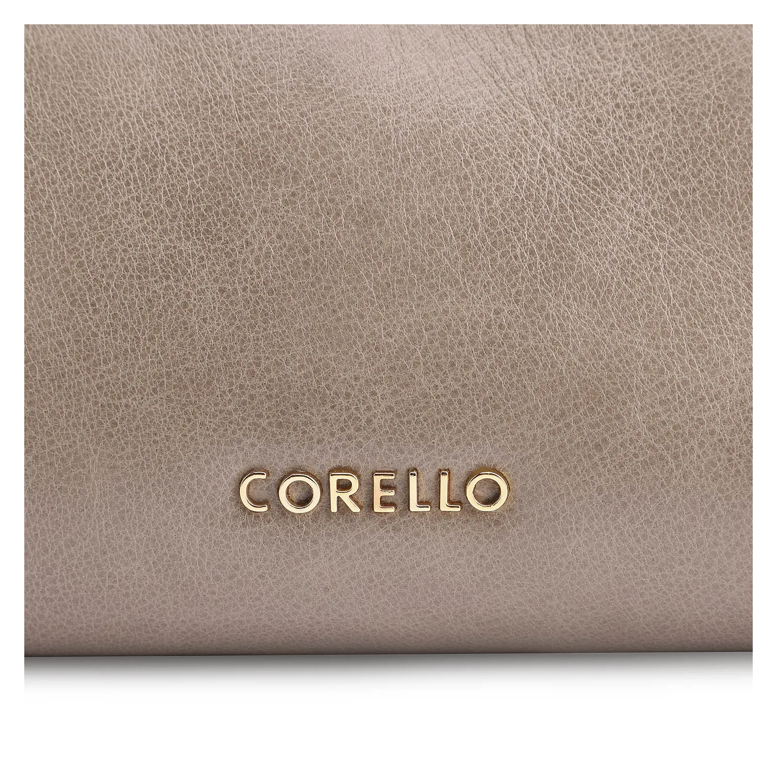 Bolsa De Ombro Couro Estonado Bege