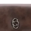 Bolsa De Ombro Couro Estonado Marrom - imagem 7