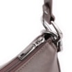 Bolsa De Ombro Couro Estonado Marrom Escuro - imagem 5