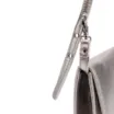 Bolsa De Ombro Couro Estonado Prata - imagem 5