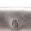 Bolsa De Ombro Couro Estonado Prata - imagem 6