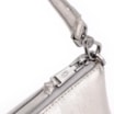 Bolsa De Ombro Couro Estonado Prata - imagem 5