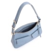 Bolsa De Ombro Couro Lezard Azul - imagem 4