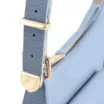 Bolsa De Ombro Couro Lezard Azul - imagem 7