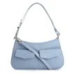 Bolsa De Ombro Couro Lezard Azul - imagem 1