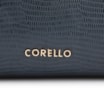  Bolsa De Ombro Couro Lezard Azul - imagem 7