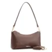  Bolsa De Ombro Couro Lezard Marrom - imagem 3