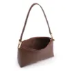  Bolsa De Ombro Couro Lezard Marrom - imagem 5