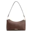  Bolsa De Ombro Couro Lezard Marrom - imagem 1