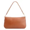 Bolsa De Ombro Couro Lezard Marrom - imagem 4