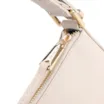 Bolsa De Ombro Couro Lezard Off White - imagem 5