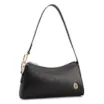 Bolsa De Ombro Couro Lezard Preto - imagem 3