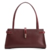 Bolsa De Ombro Couro Lezard Vinho /Couro Vinho - imagem 1