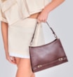 Bolsa De Ombro Couro Marrom - imagem 2