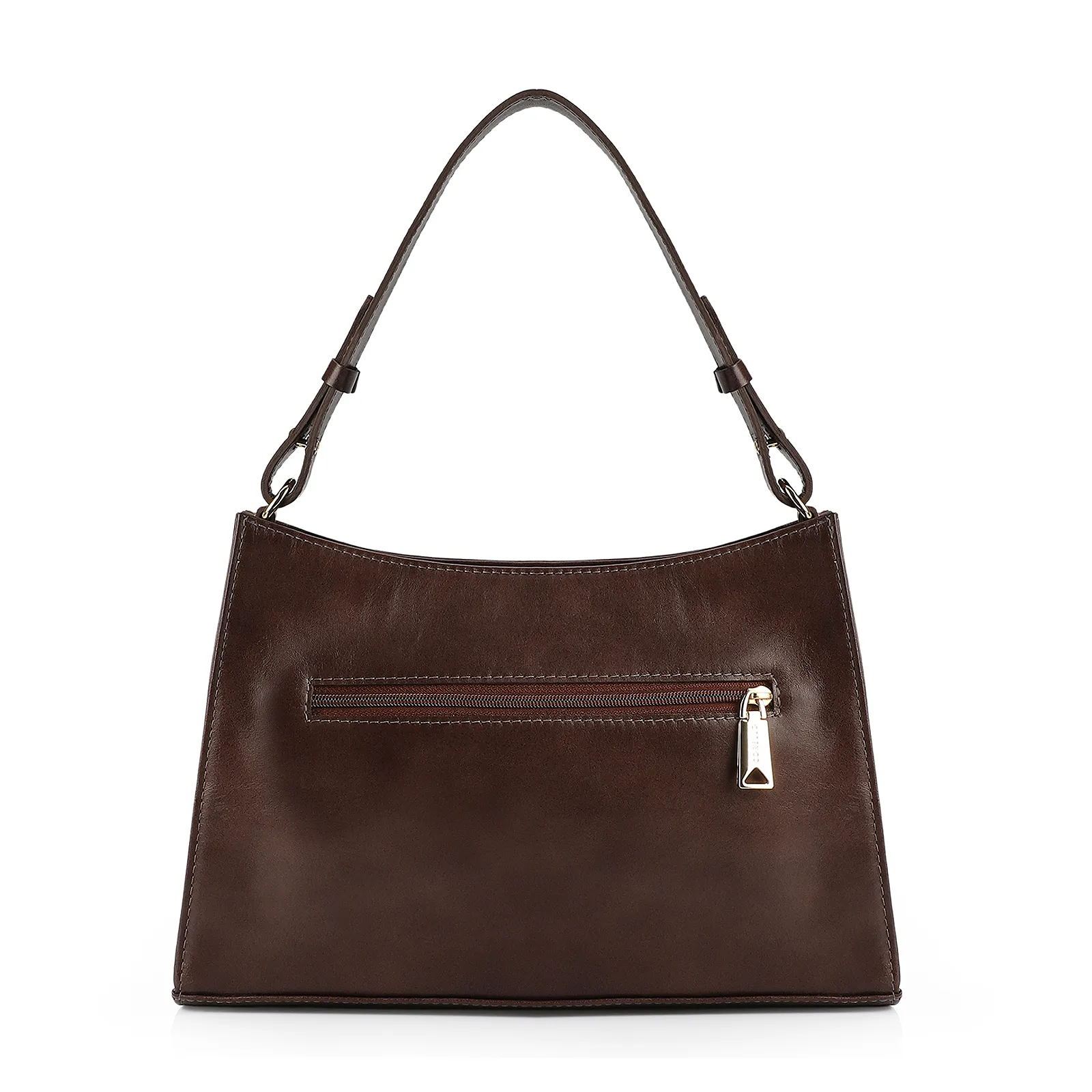 Bolsa De Ombro Couro Marrom