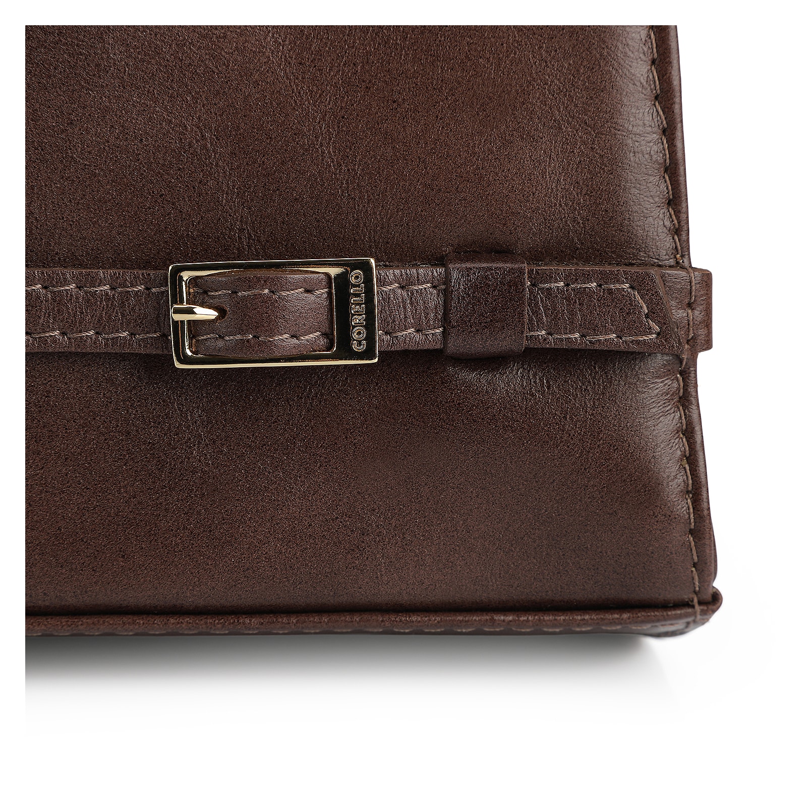Bolsa De Ombro Couro Marrom