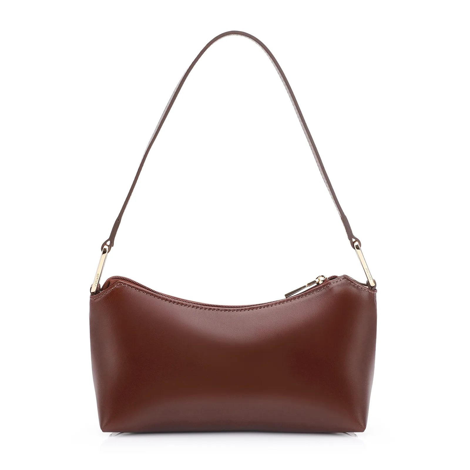 Bolsa De Ombro Couro Marrom