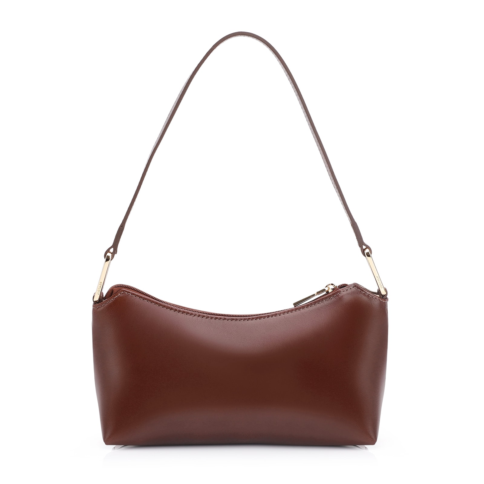 Bolsa De Ombro Couro Marrom