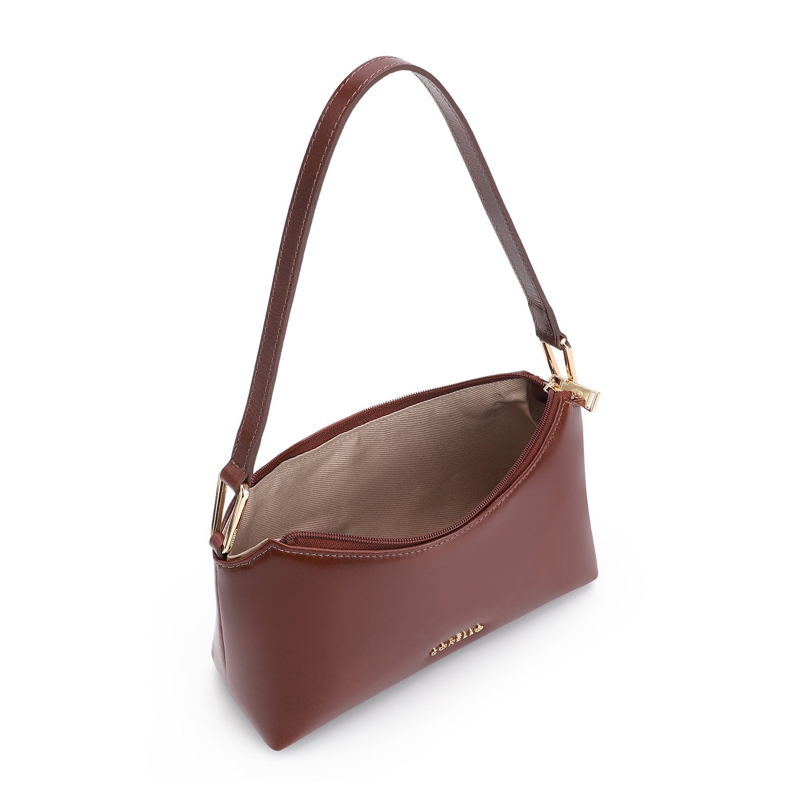 Bolsa De Ombro Couro Marrom