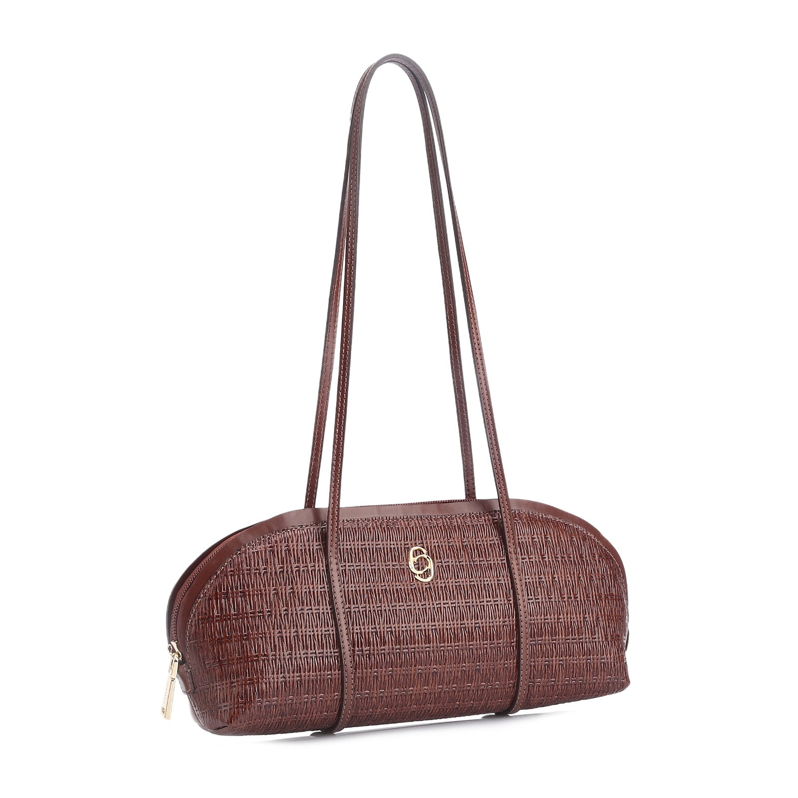 Bolsa De Ombro Couro Marrom