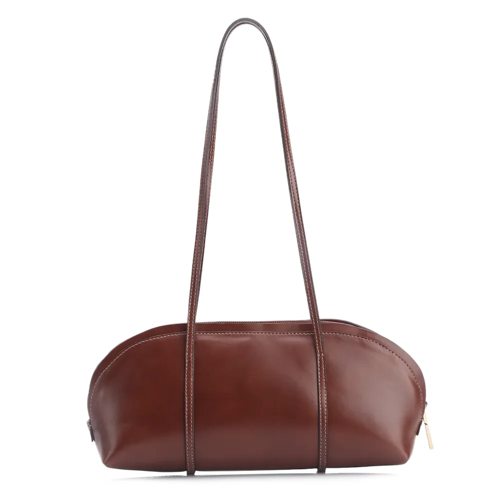Bolsa De Ombro Couro Marrom - imagem 4
