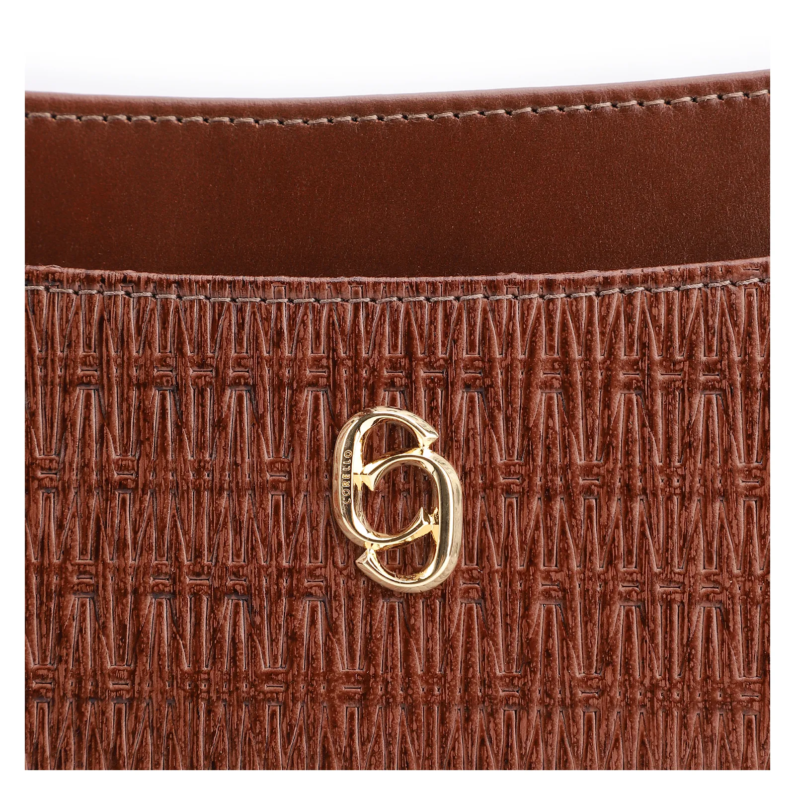 Bolsa De Ombro Couro Marrom