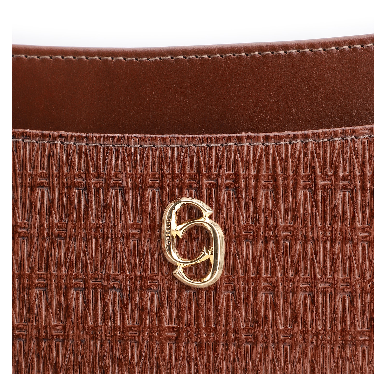 Bolsa De Ombro Couro Marrom
