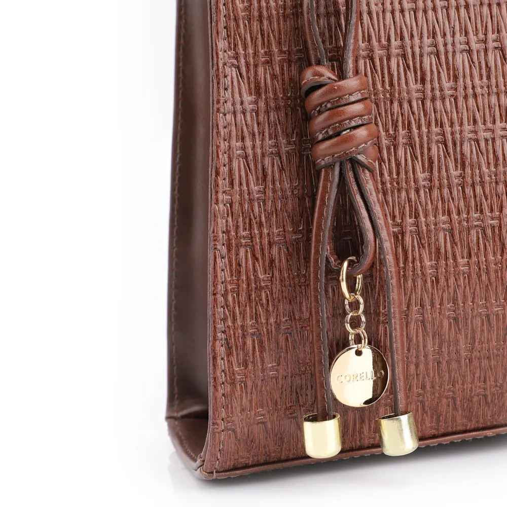 Bolsa De Ombro Couro Marrom - imagem 7