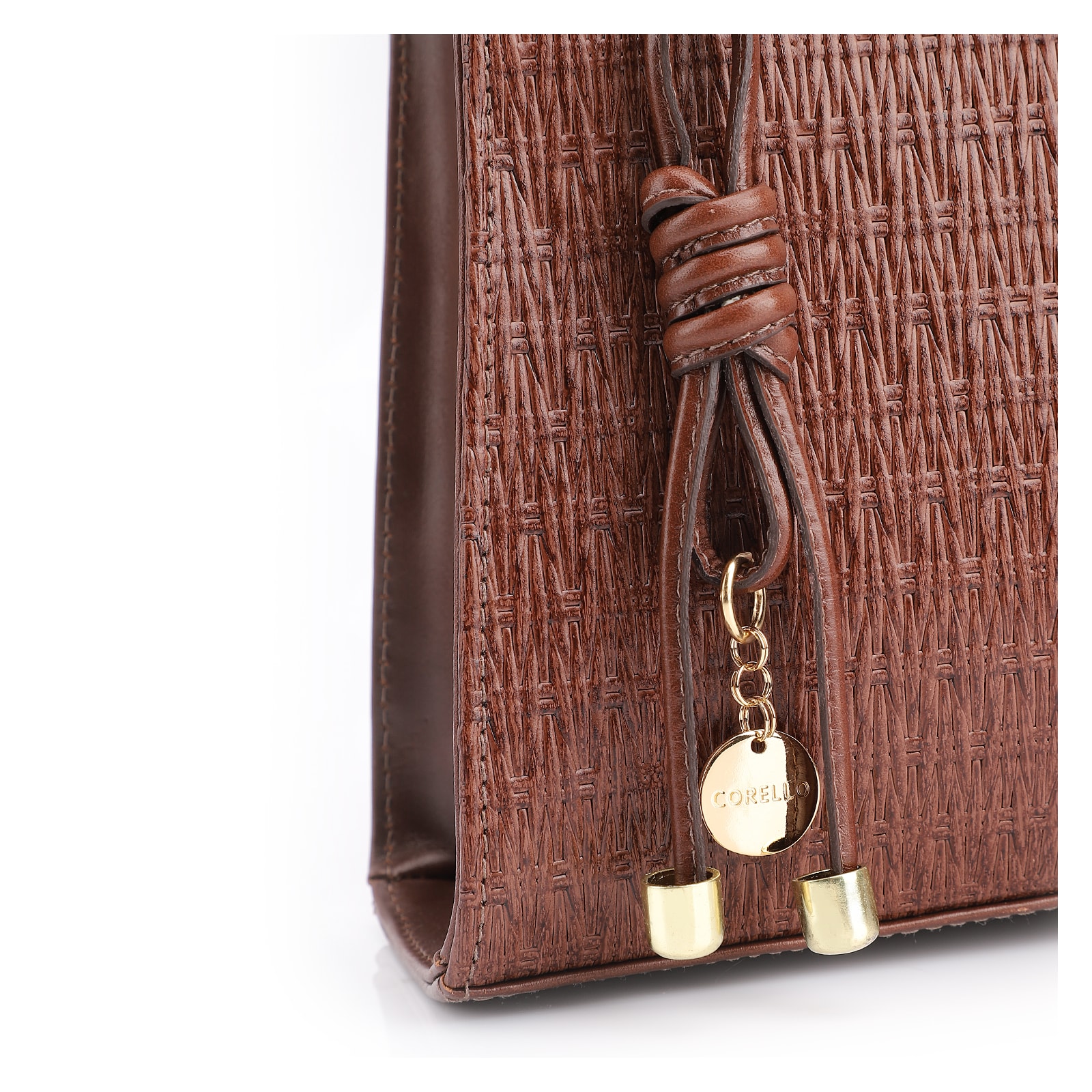 Bolsa De Ombro Couro Marrom