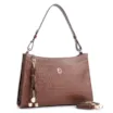 Bolsa De Ombro Couro Marrom - imagem 2