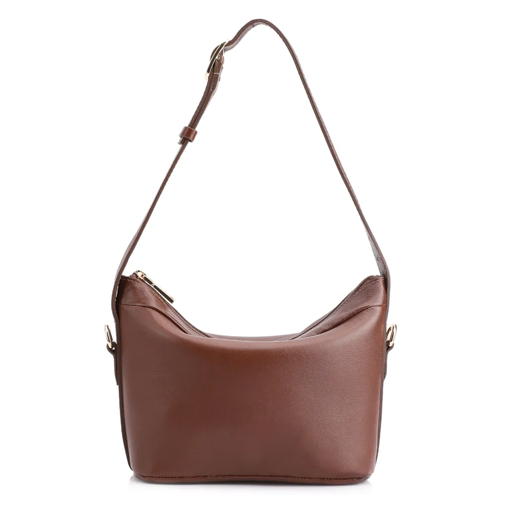 Bolsa De Ombro Couro Marrom - imagem 3