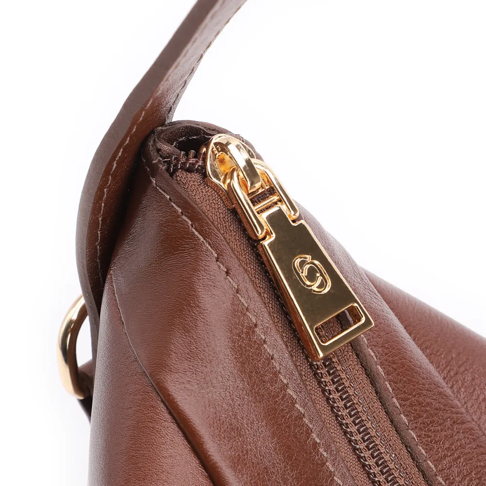 Bolsa De Ombro Couro Marrom - imagem 5
