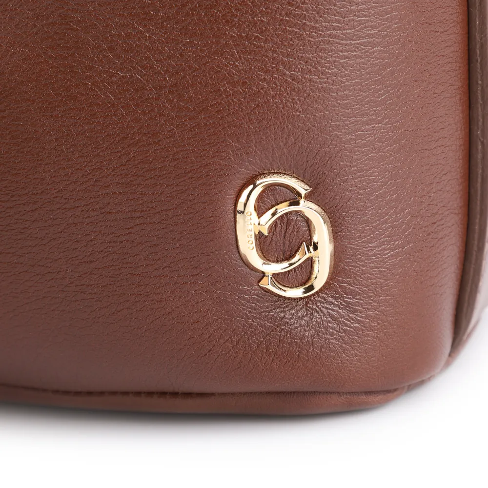 Bolsa De Ombro Couro Marrom - imagem 6
