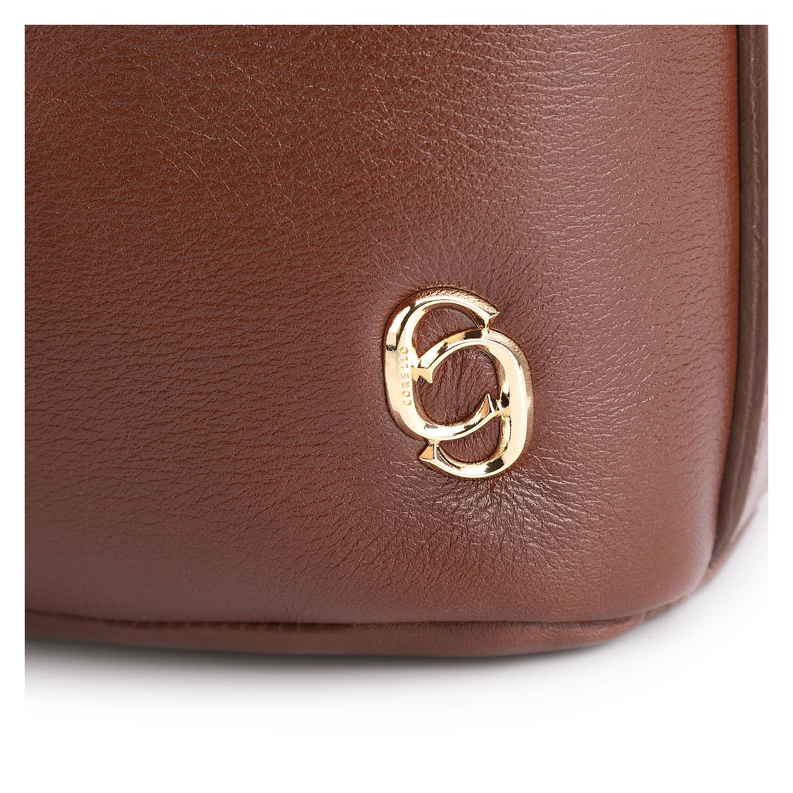 Bolsa De Ombro Couro Marrom