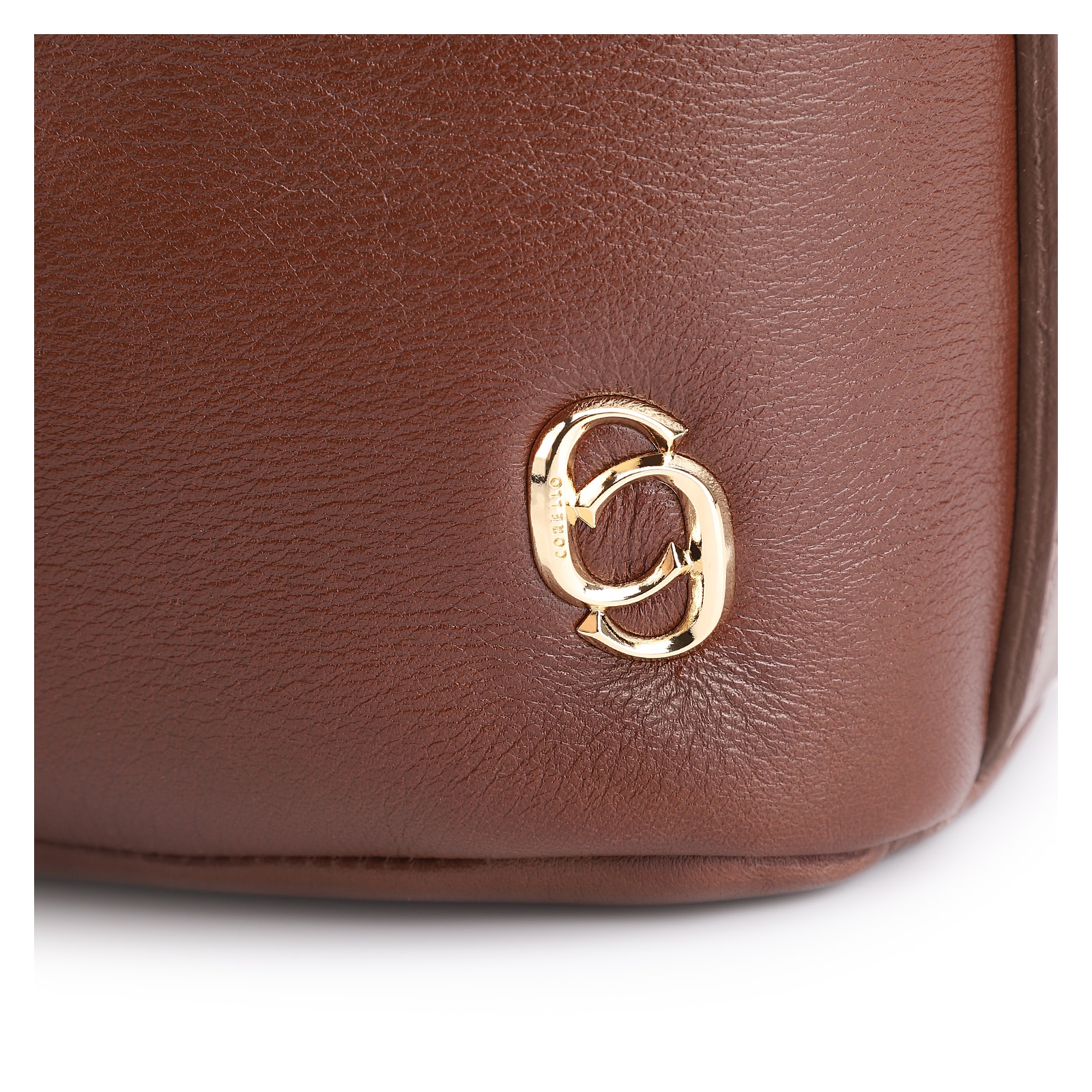 Bolsa De Ombro Couro Marrom