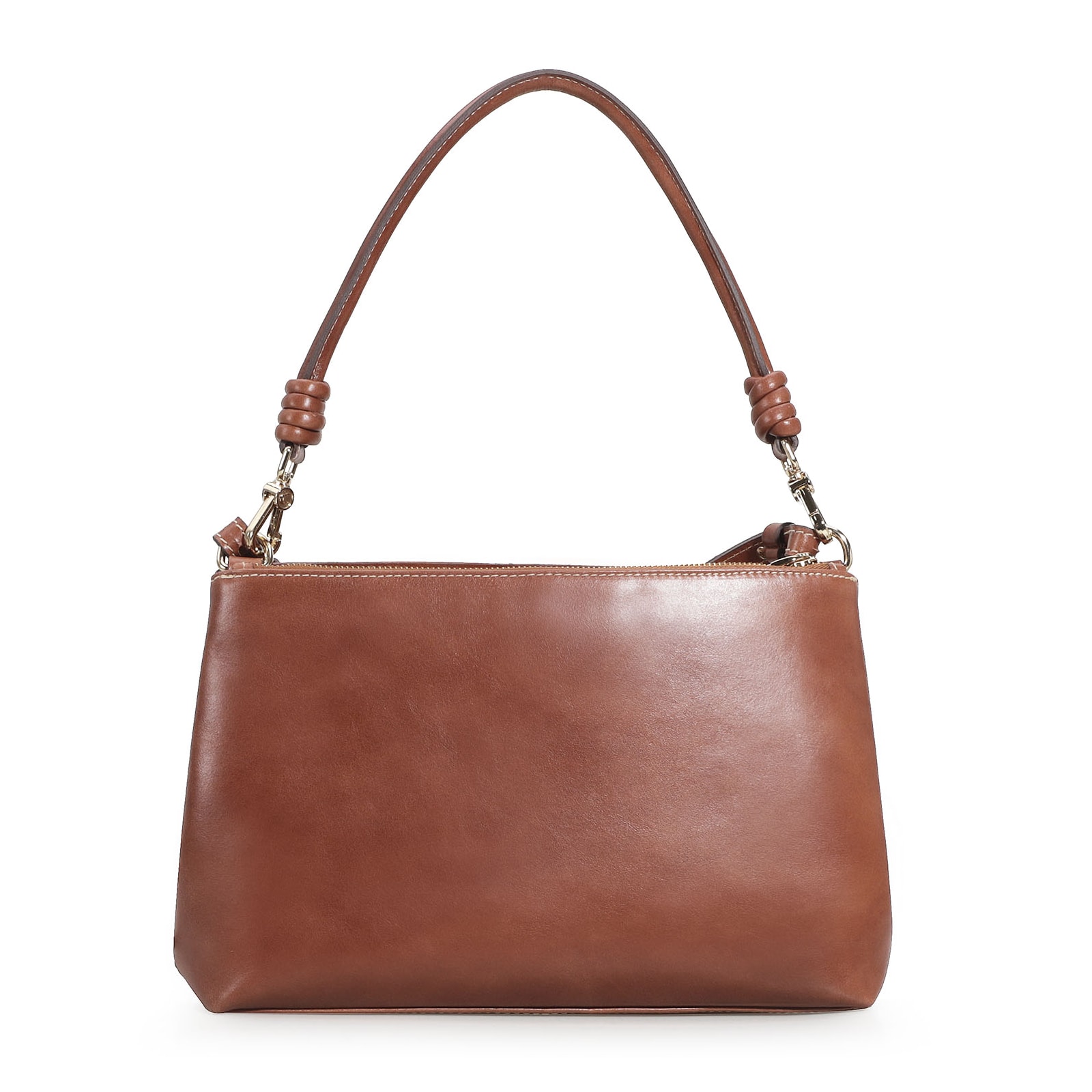 Bolsa De Ombro Couro Marrom