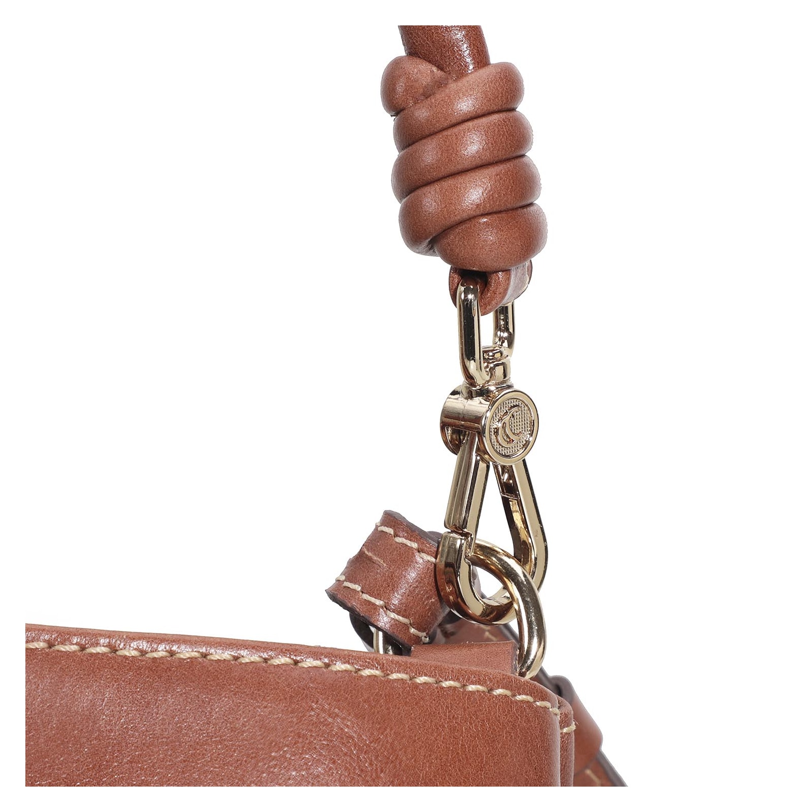 Bolsa De Ombro Couro Marrom