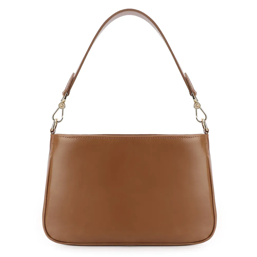 Bolsa De Ombro Couro Marrom - imagem 3