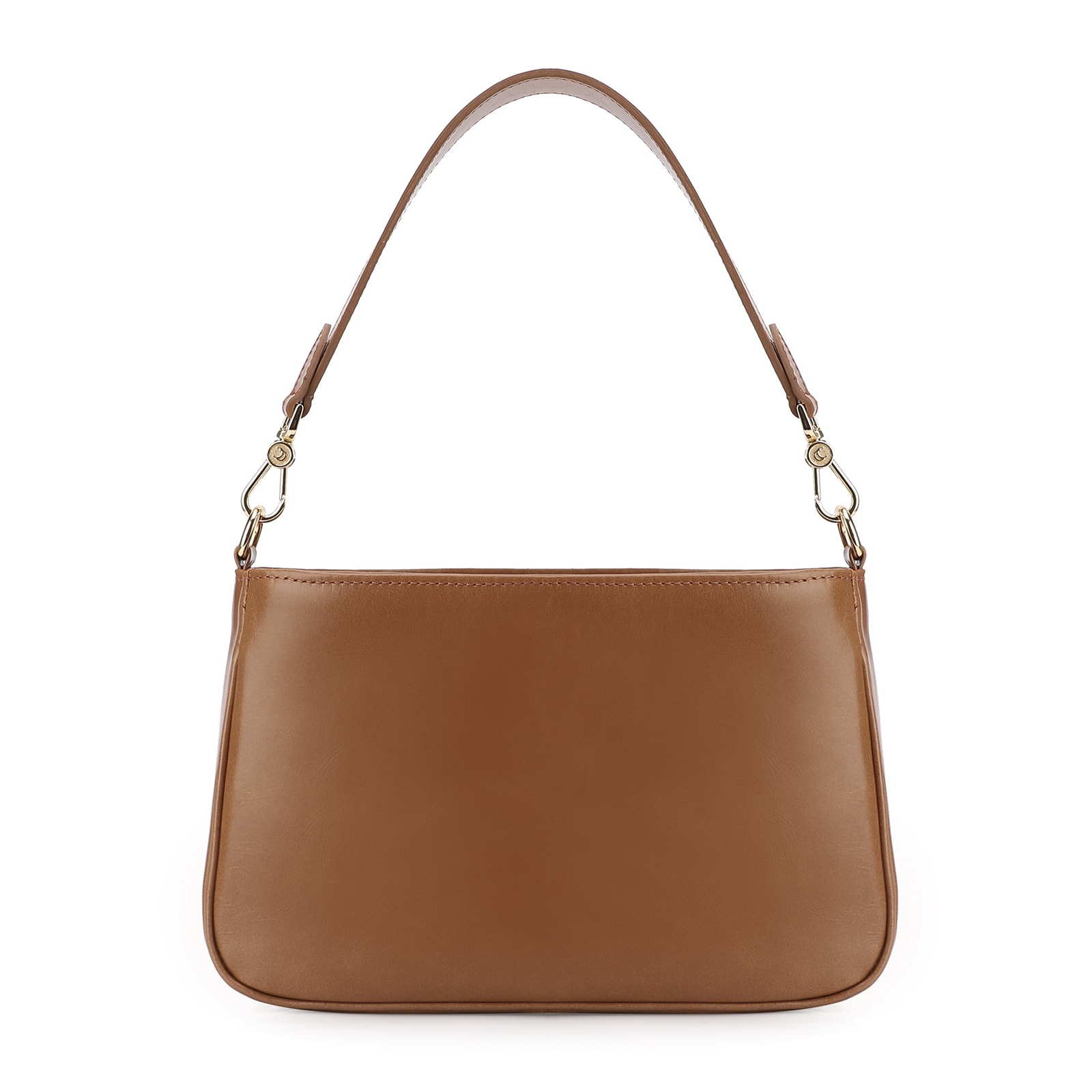 Bolsa De Ombro Couro Marrom