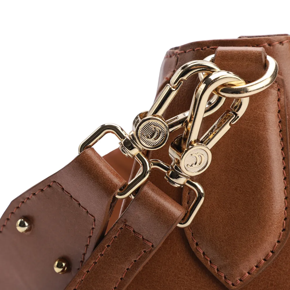 Bolsa De Ombro Couro Marrom - imagem 7