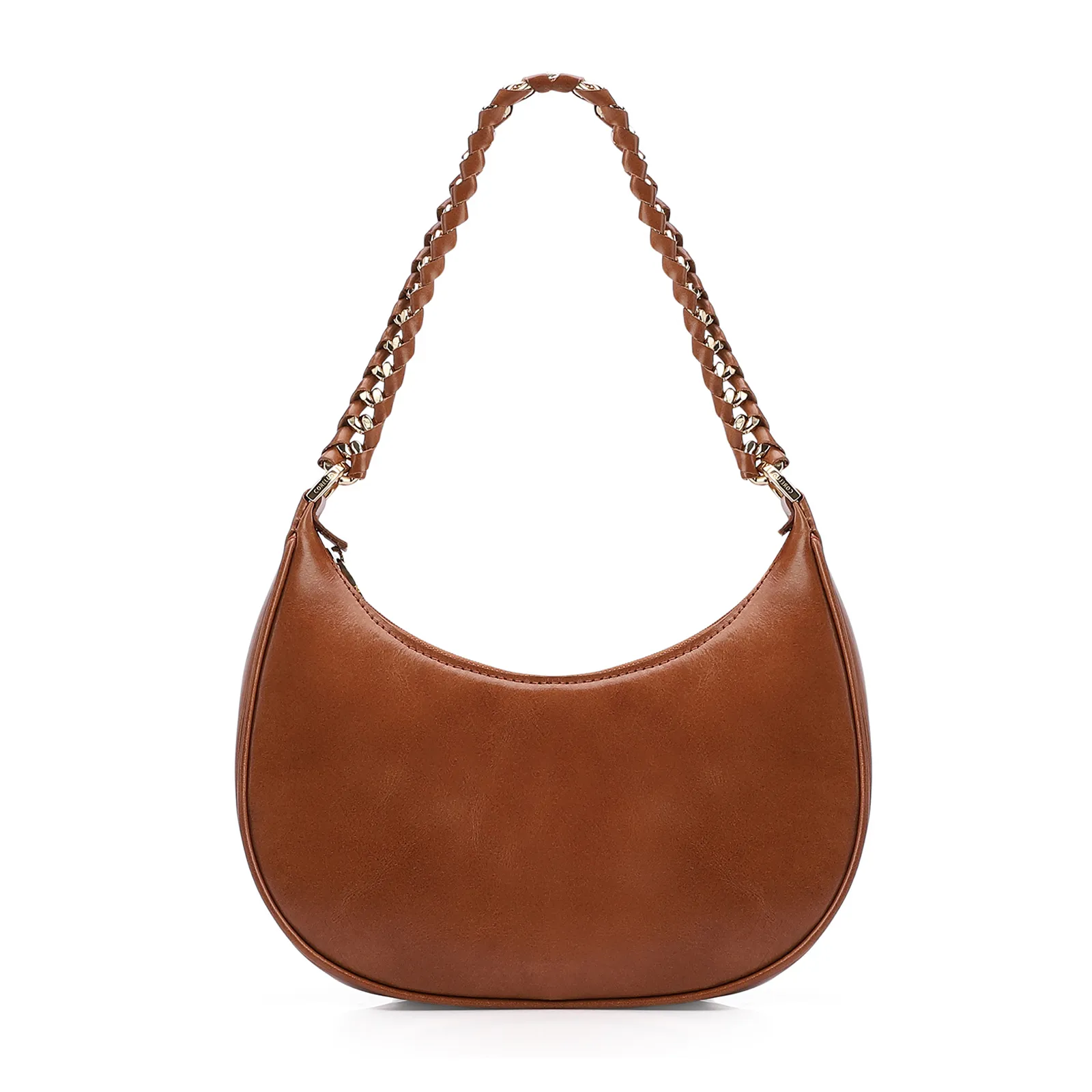 Bolsa De Ombro Couro Marrom