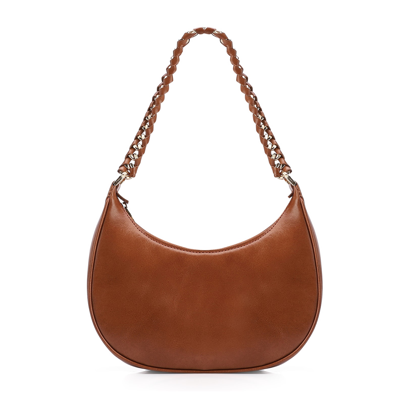 Bolsa De Ombro Couro Marrom
