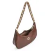 Bolsa De Ombro Couro Marrom - imagem 4