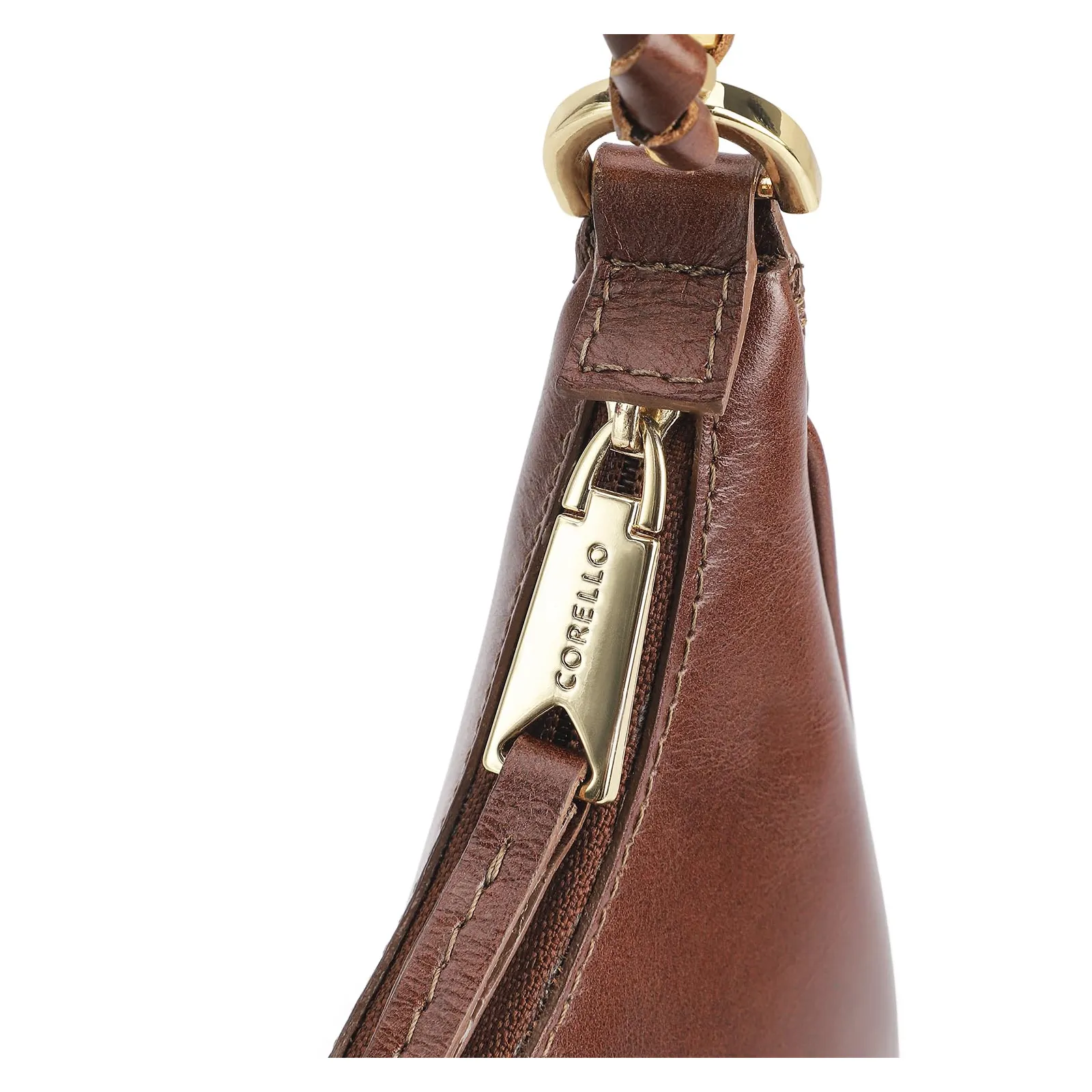 Bolsa De Ombro Couro Marrom