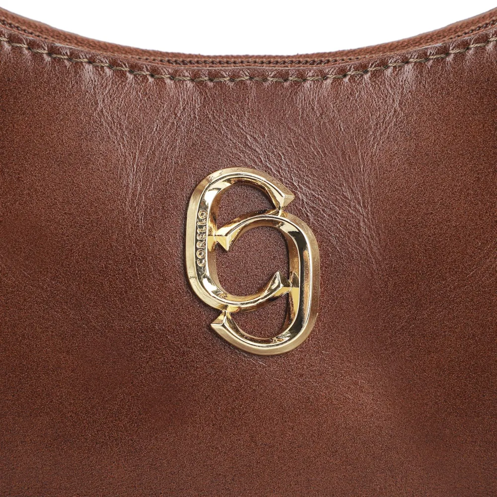 Bolsa De Ombro Couro Marrom - imagem 6