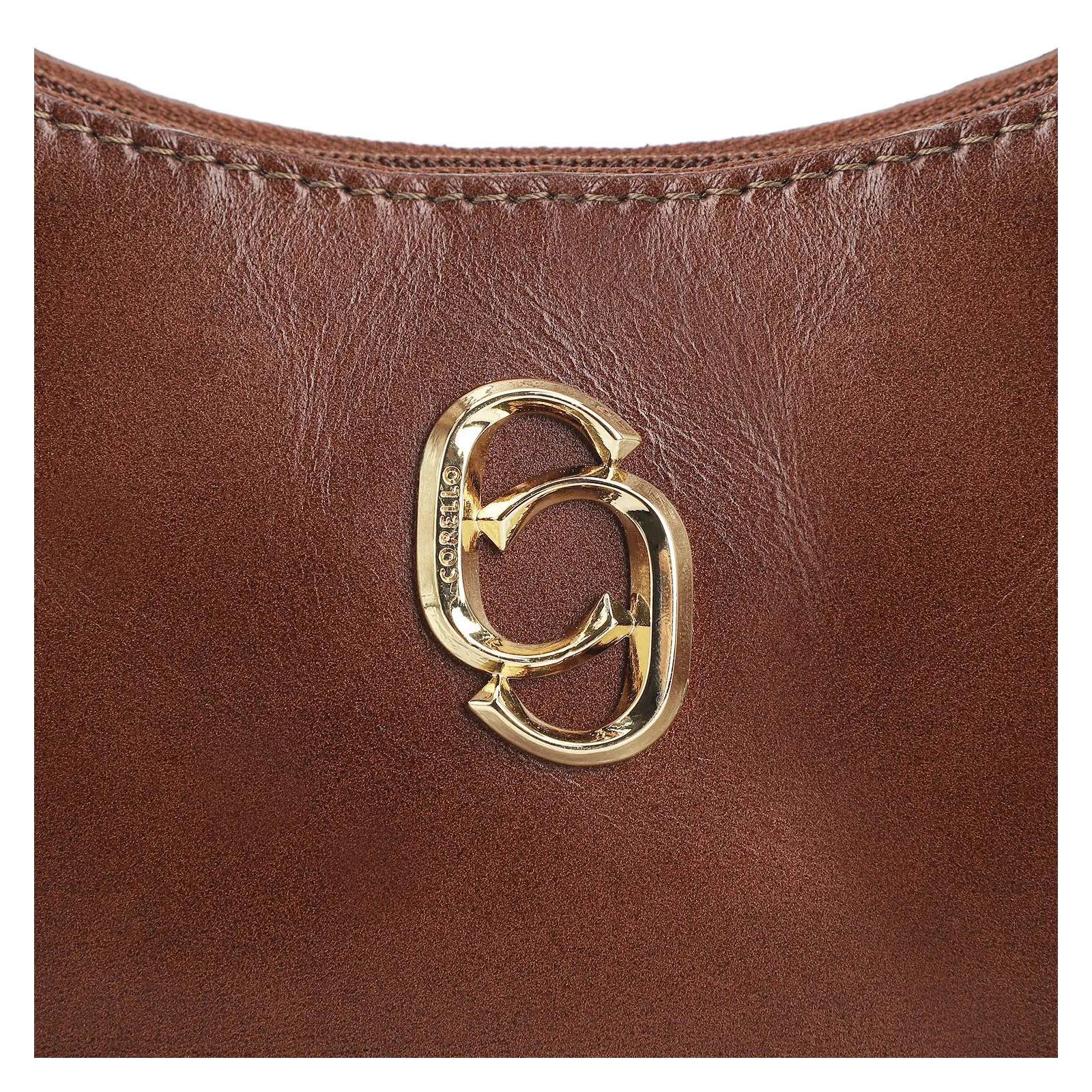 Bolsa De Ombro Couro Marrom