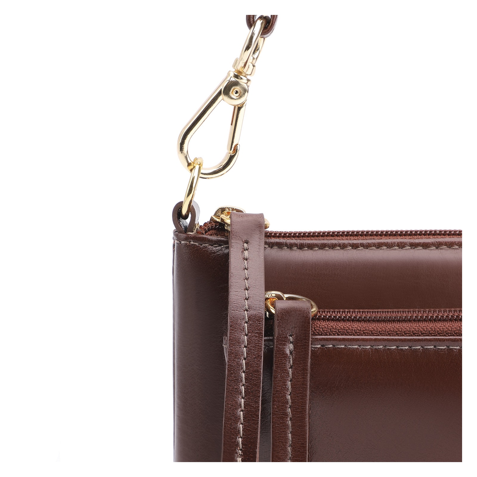 Bolsa De Ombro Couro Marrom