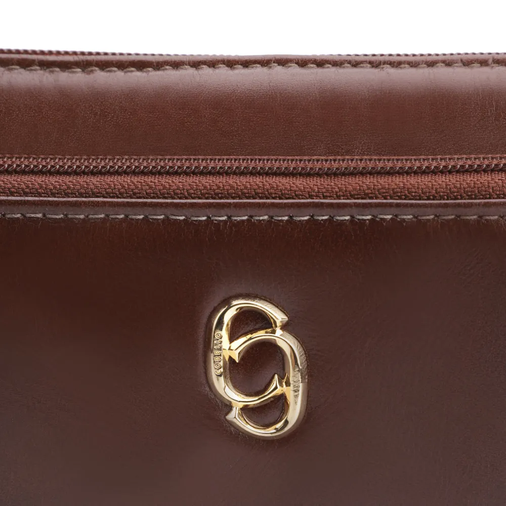 Bolsa De Ombro Couro Marrom - imagem 6